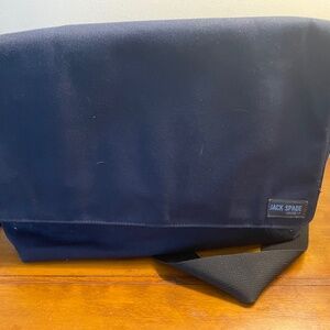 Jack Spade Navy Messenger Bag